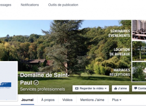 couverture page Facebook Domaine Saint-Paul