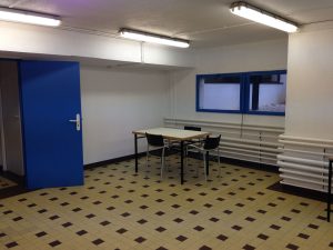 Vestiaires pour les sportifs