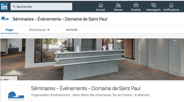 Le Domaine de Saint-Paul est sur Linkedin
